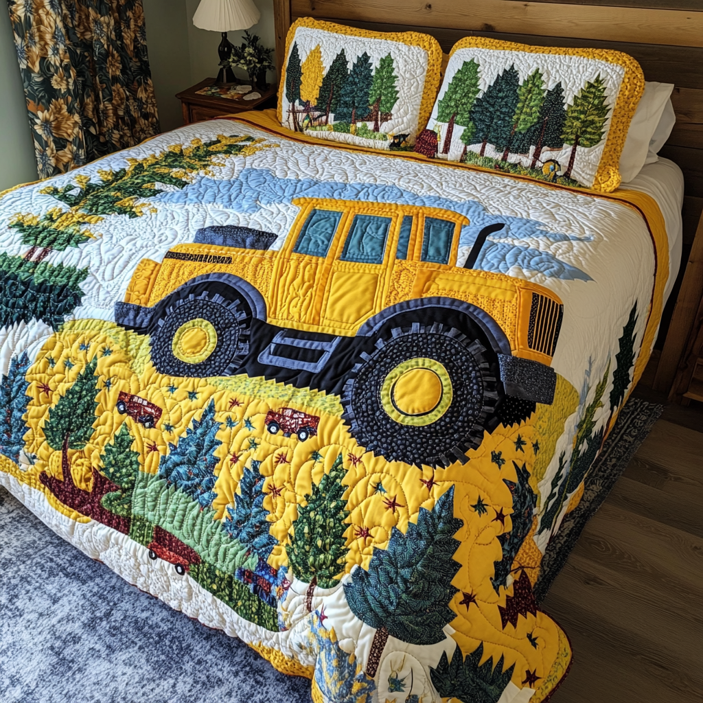 Farm Tractor DAI101224021 Quilt Bedding Set