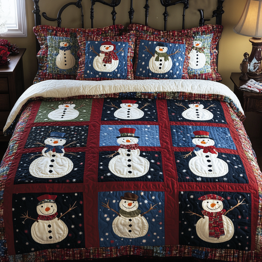 Snowman DAI190824275 Quilt Bedding Set