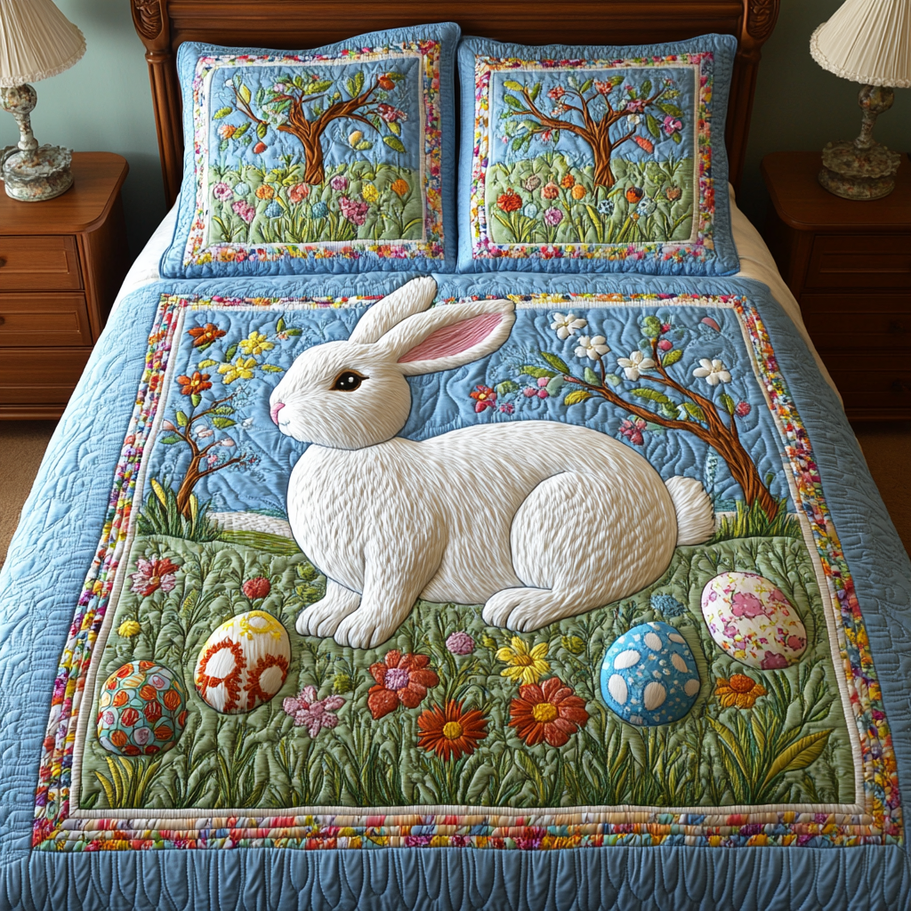 Easter Bunny DAI241224267 Quilt Bedding Set