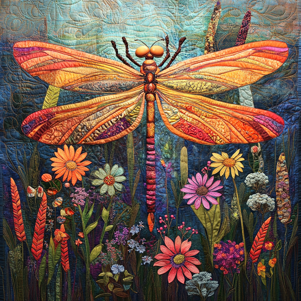 Dragonfly TAI101224262 Quilt Blanket