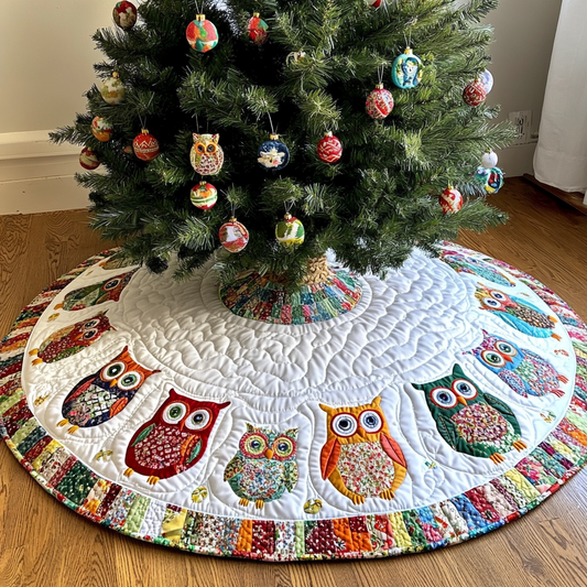 Owl DAI040924173 Quilted Tree Skirt