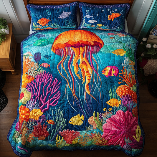 Jellyfish DAI171224185 Quilt Bedding Set