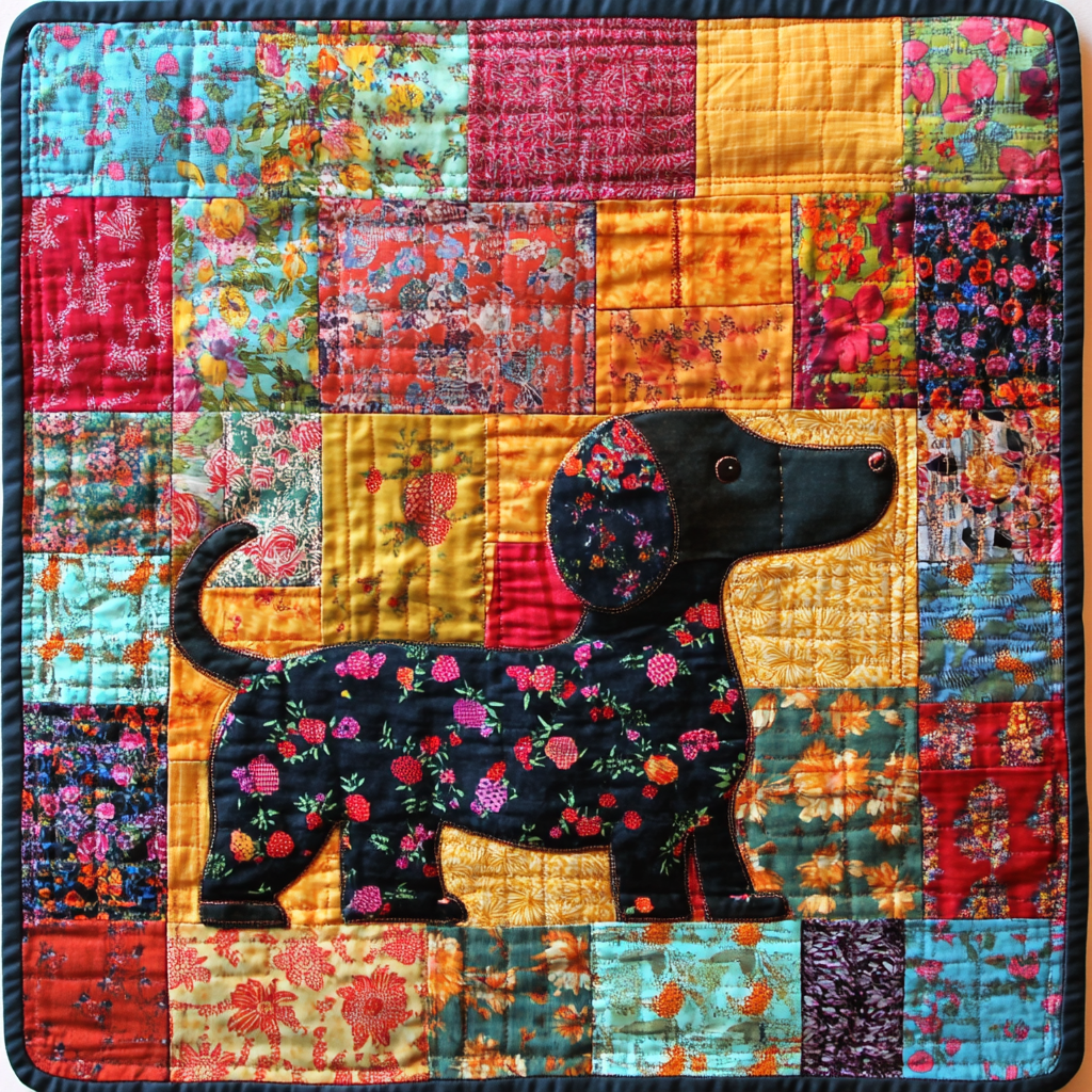 Dachshund DAI190824214 Quilted Placemats