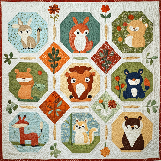 Woodland Whimsy DAI190824165 Quilt Blanket