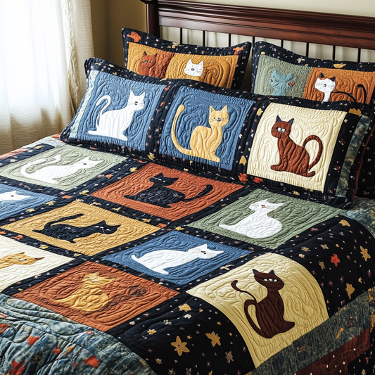 Cat DAI190824282 Quilt Bedding Set