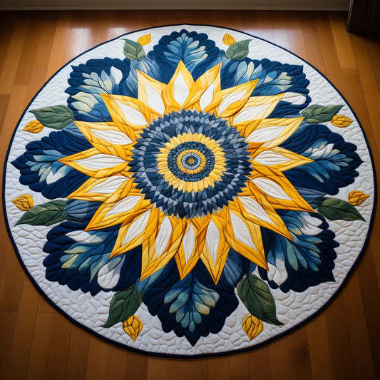 Sunflower TAI221223114 Quilted Round Mat