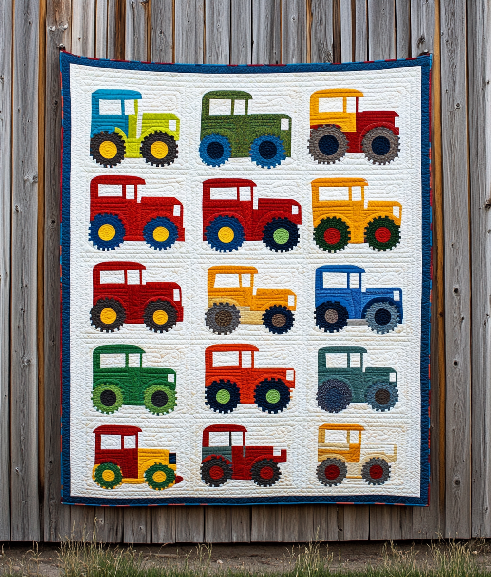 Farm Tractor DAI221024184 Quilt Blanket