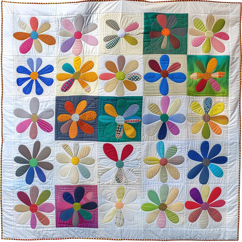 Daisy Flower TAI030524067 Quilt Blanket