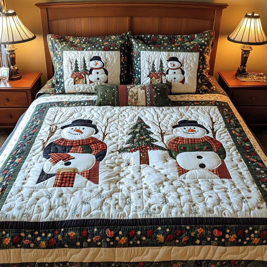 Snowman DAI190824239 Quilt Bedding Set