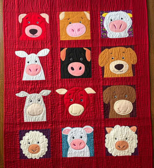 Farm Animal DAI040225080 Quilt Blanket