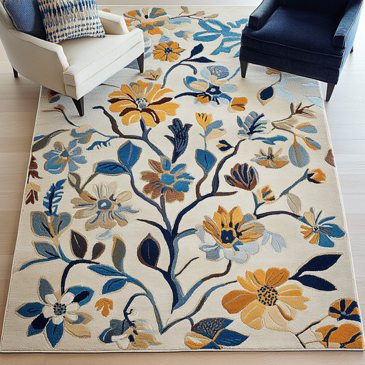 Botanical Flower TAI251124307 Rug