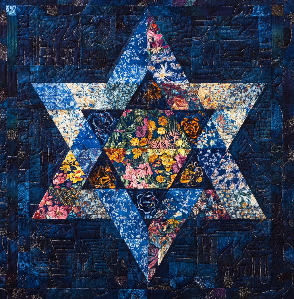 Jewish Star TAI091024137 Quilt Blanket