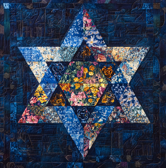 Jewish Star TAI091024137 Quilt Blanket