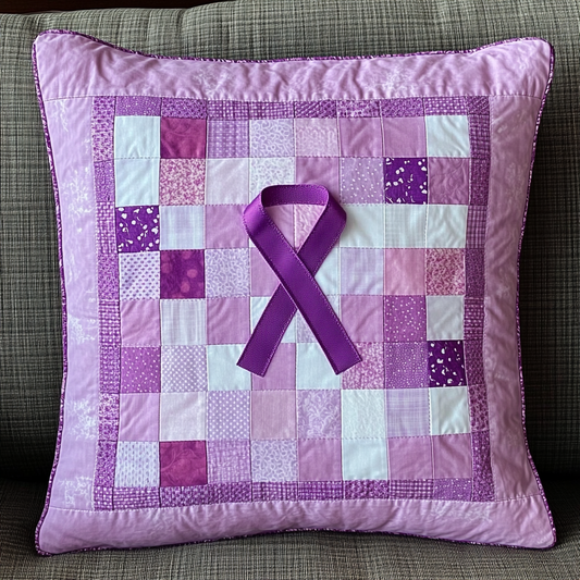 Breast Cancer Ribbon DAI040225333 Quilted Pillow Case