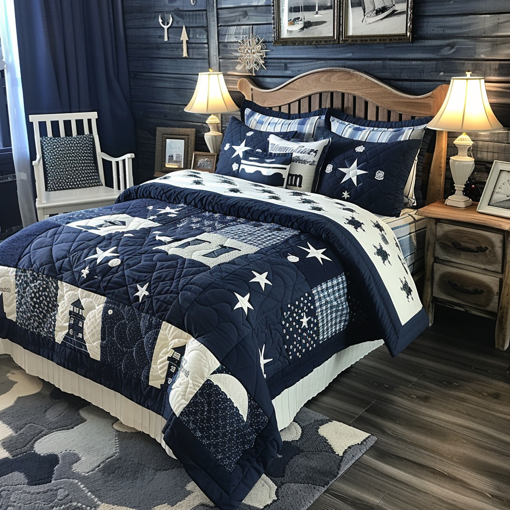 Nautical TAI040624063 Quilt Bedding Set