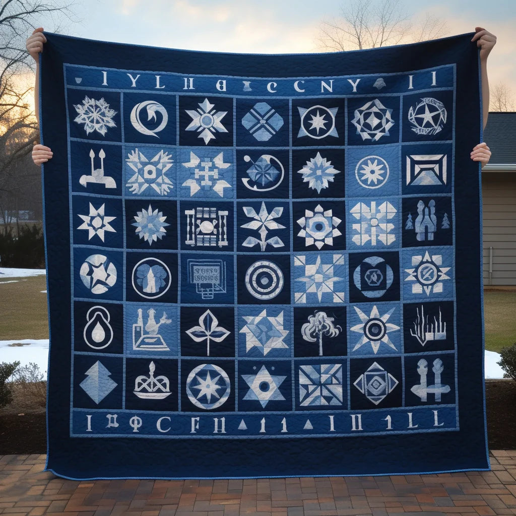 Jewish Hanukkah TAI28122377 Quilt Blanket