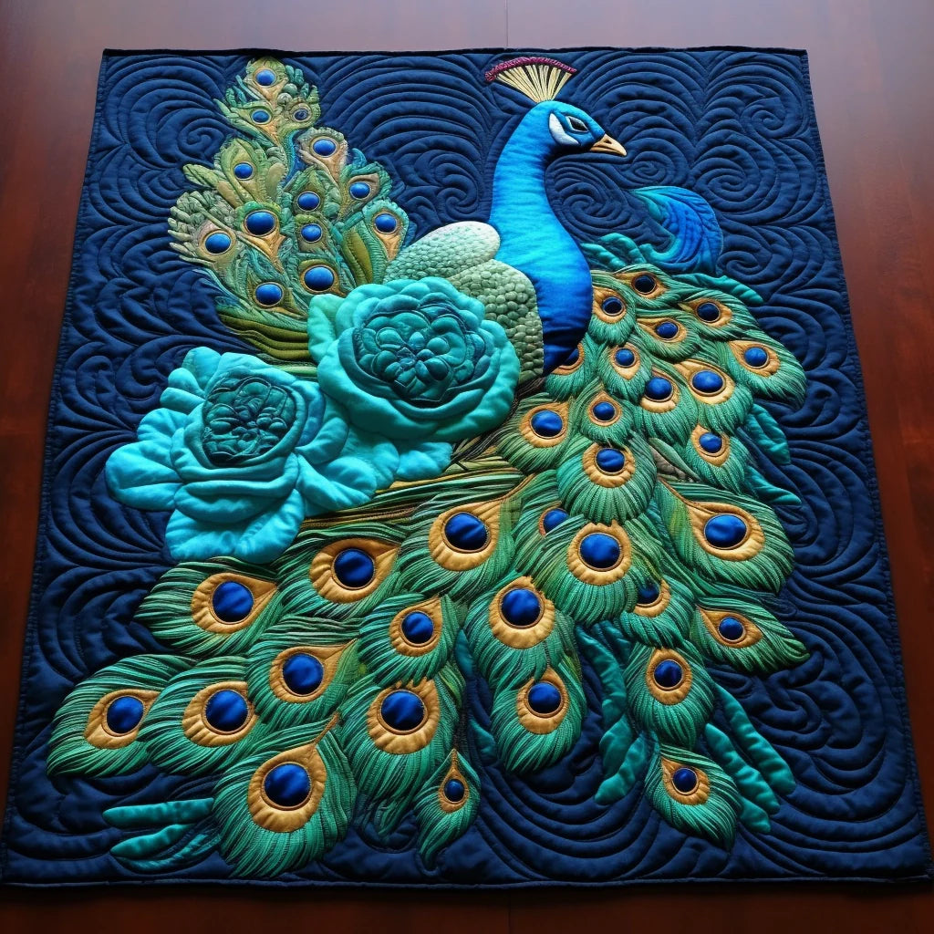 Peacock TAI260224256 Quilted Placemats