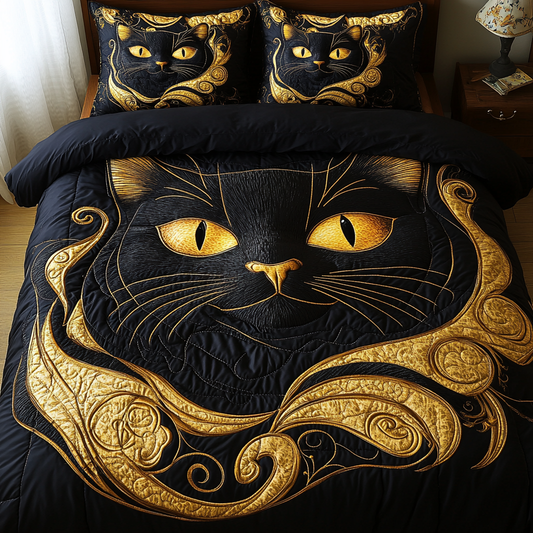 Black Cat TAI141124135 Quilt Bedding Set