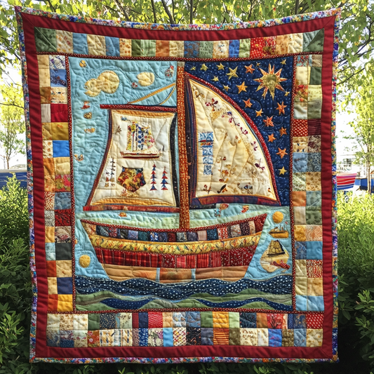 Boat DAI25102488 Quilt Blanket