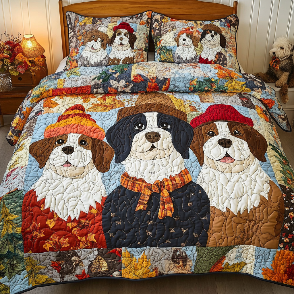 Dog DAI110225188 Quilt Bedding Set