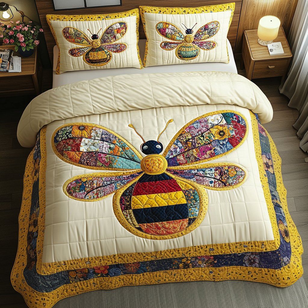 Bee DAI280824191 Quilt Bedding Set