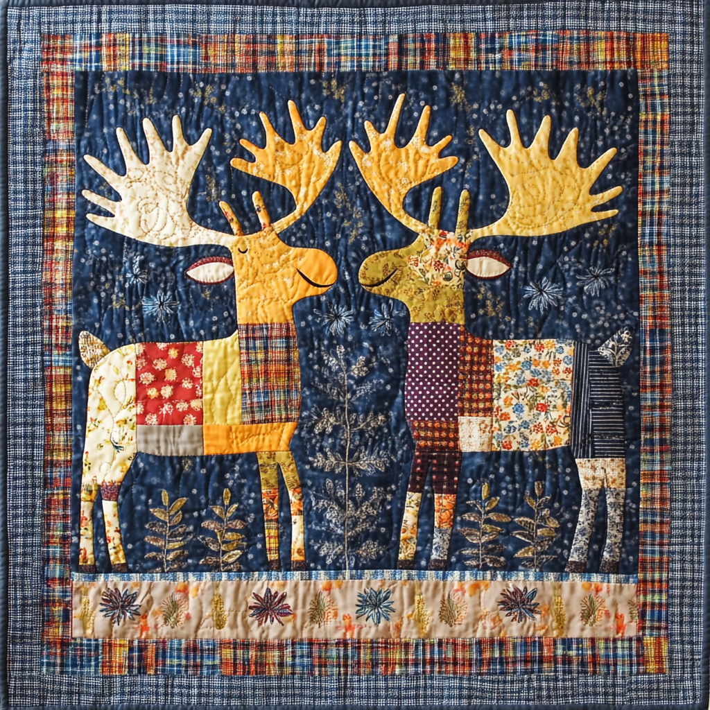 Reindeer DAI130824054 Quilt Blanket