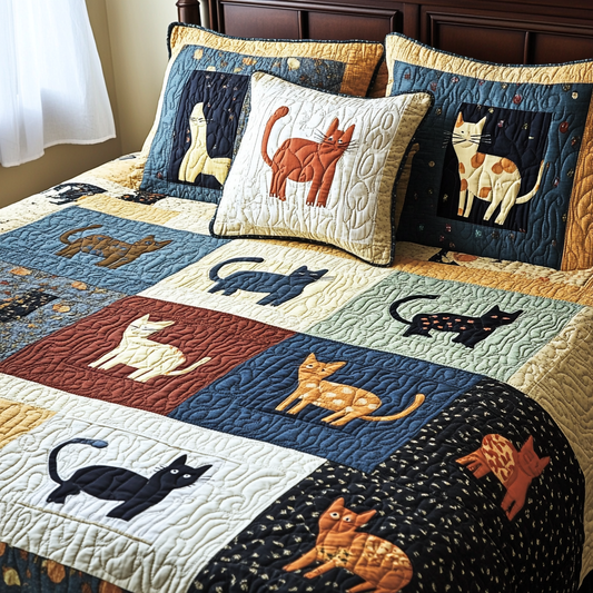 Cat DAI190824283 Quilt Bedding Set