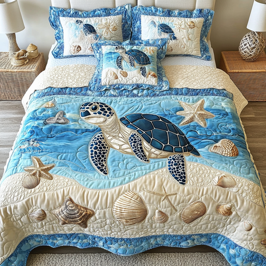 Sea Turtle TAI201124022 Quilt Bedding Set