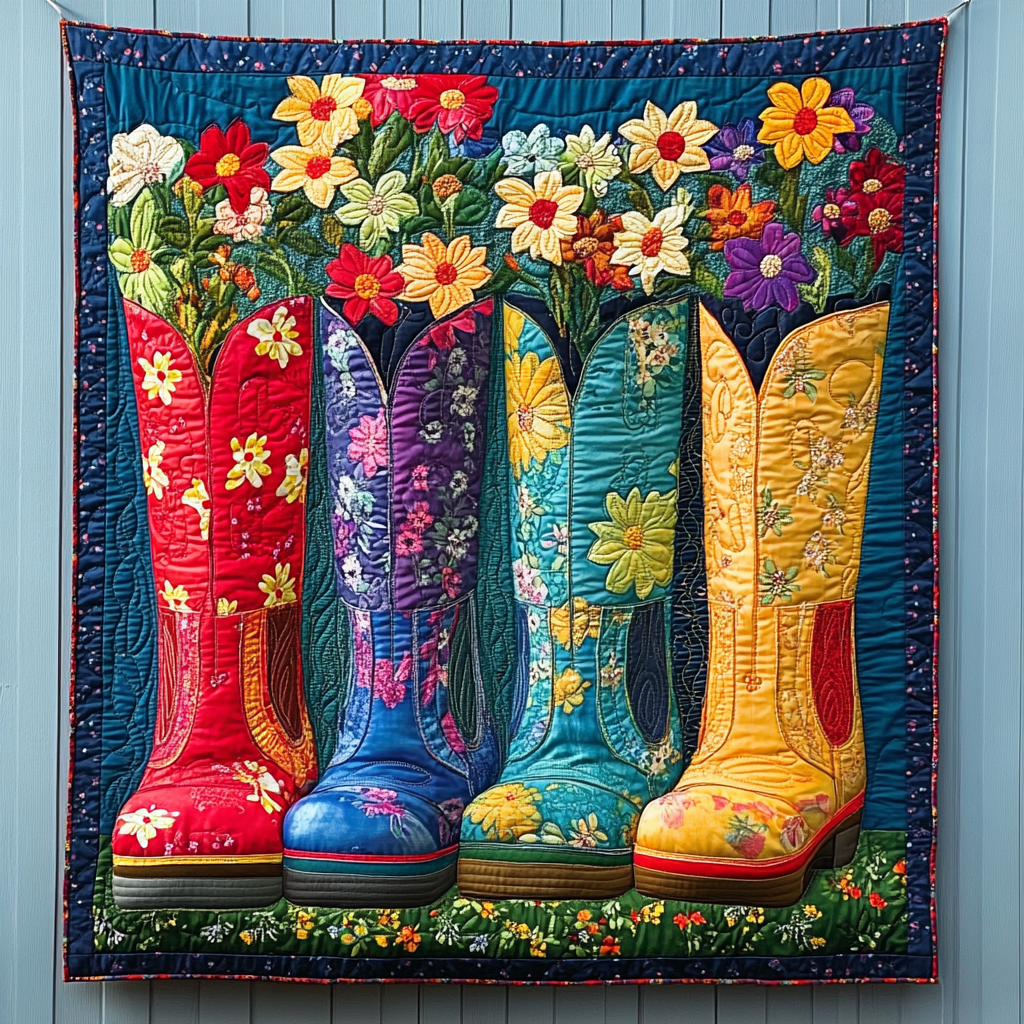 Garden Boots DAI281124068 Quilt Blanket