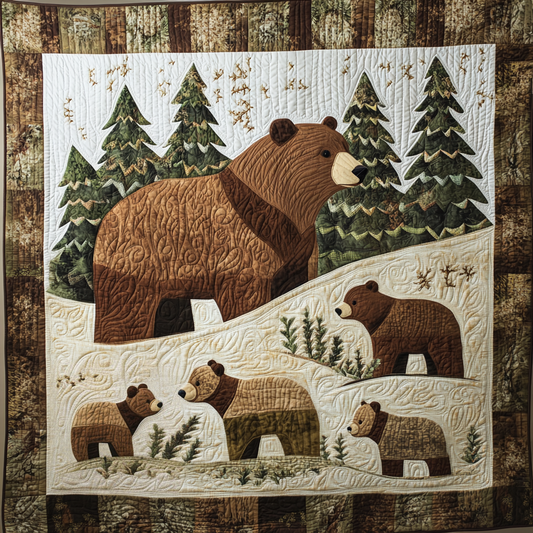 Woodland Bear DAI190225044 Quilt Blanket