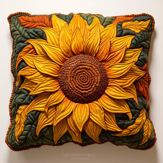 Sunflower TAI060324033 Quilted Pillow Case