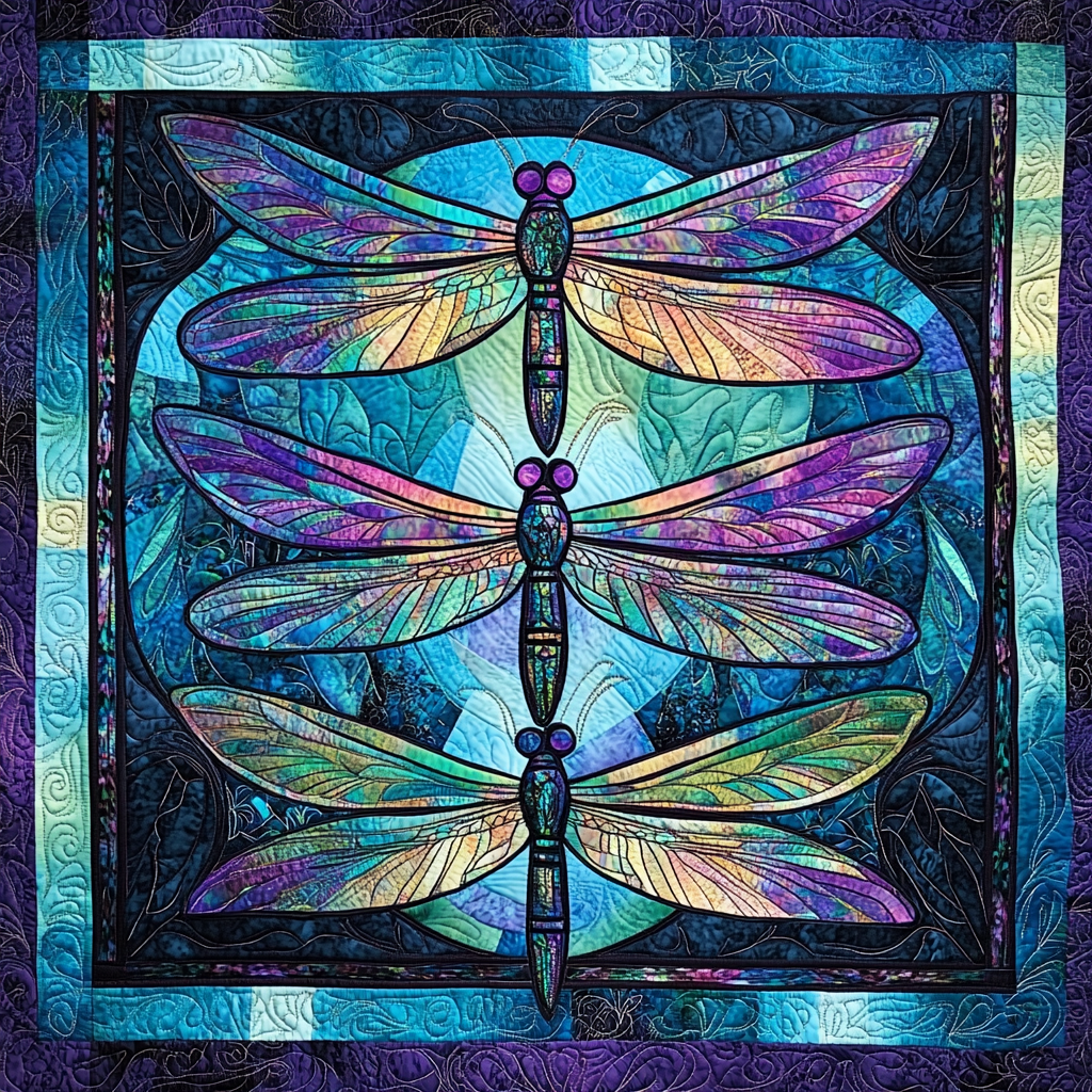 Dragonfly TAI151024413 Quilt Blanket