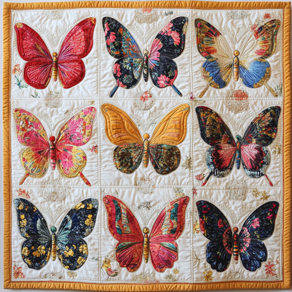 Butterfly DAI070824055 Quilt Blanket