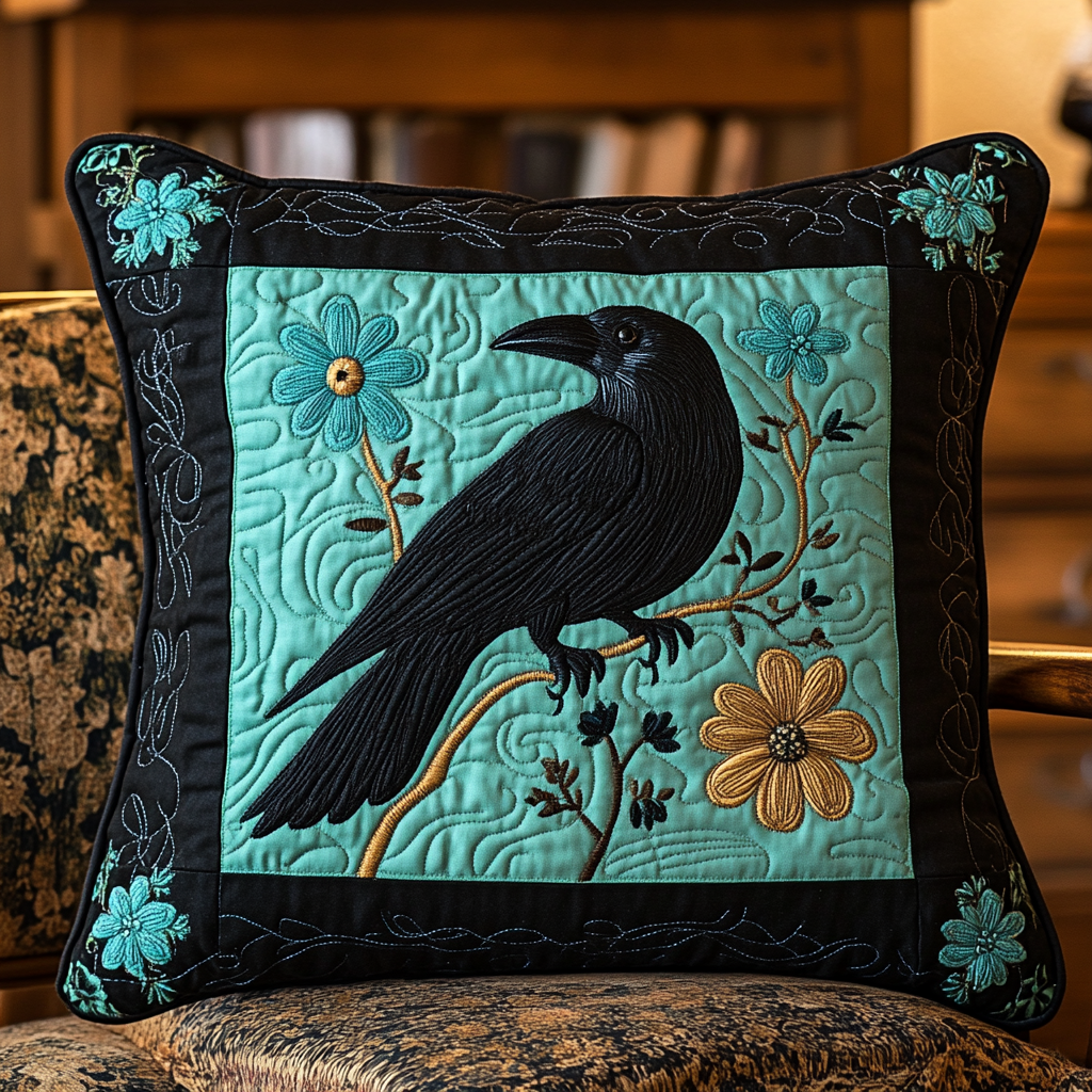 Raven DAI040225393 Quilted Pillow Case