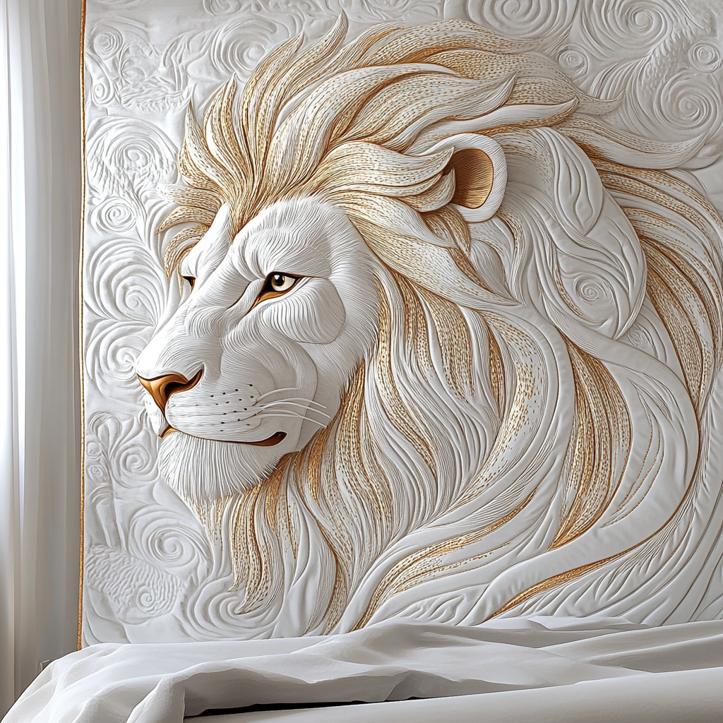 Majestic Lion TAI111124270 Quilt Blanket