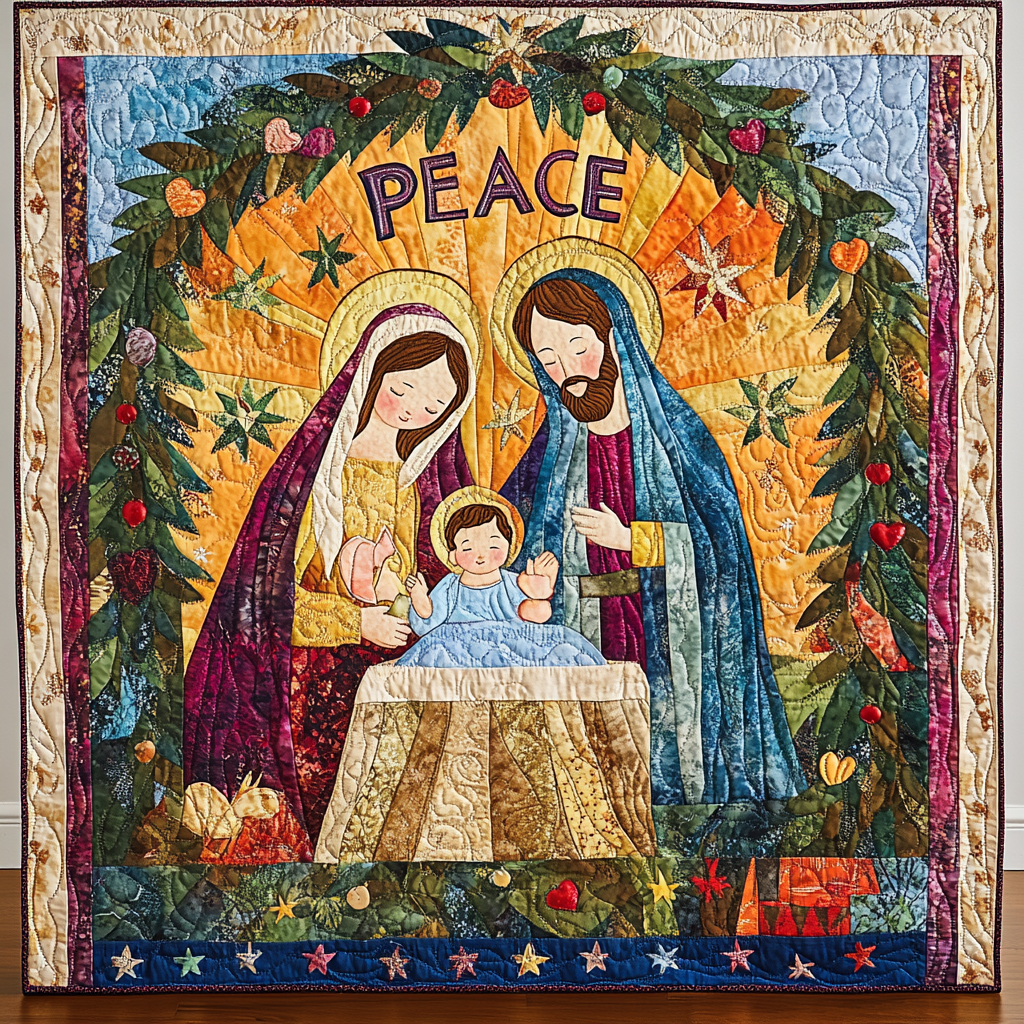 Nativity Scene TAI041024403 Quilt Blanket