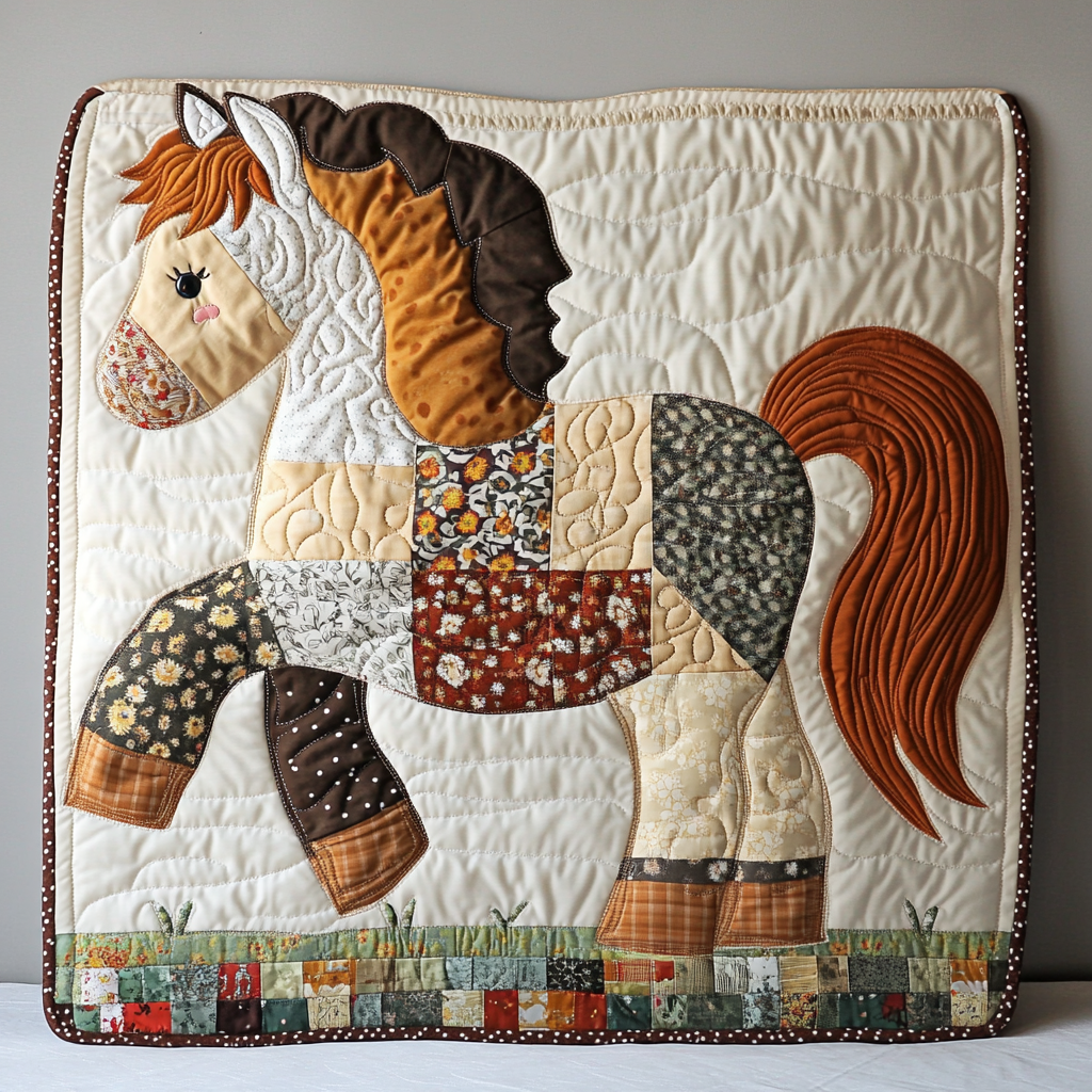 Horse DAI070824081 Quilt Blanket