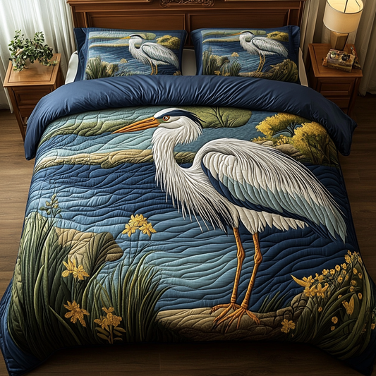 Heron DAI040225312 Quilt Bedding Set