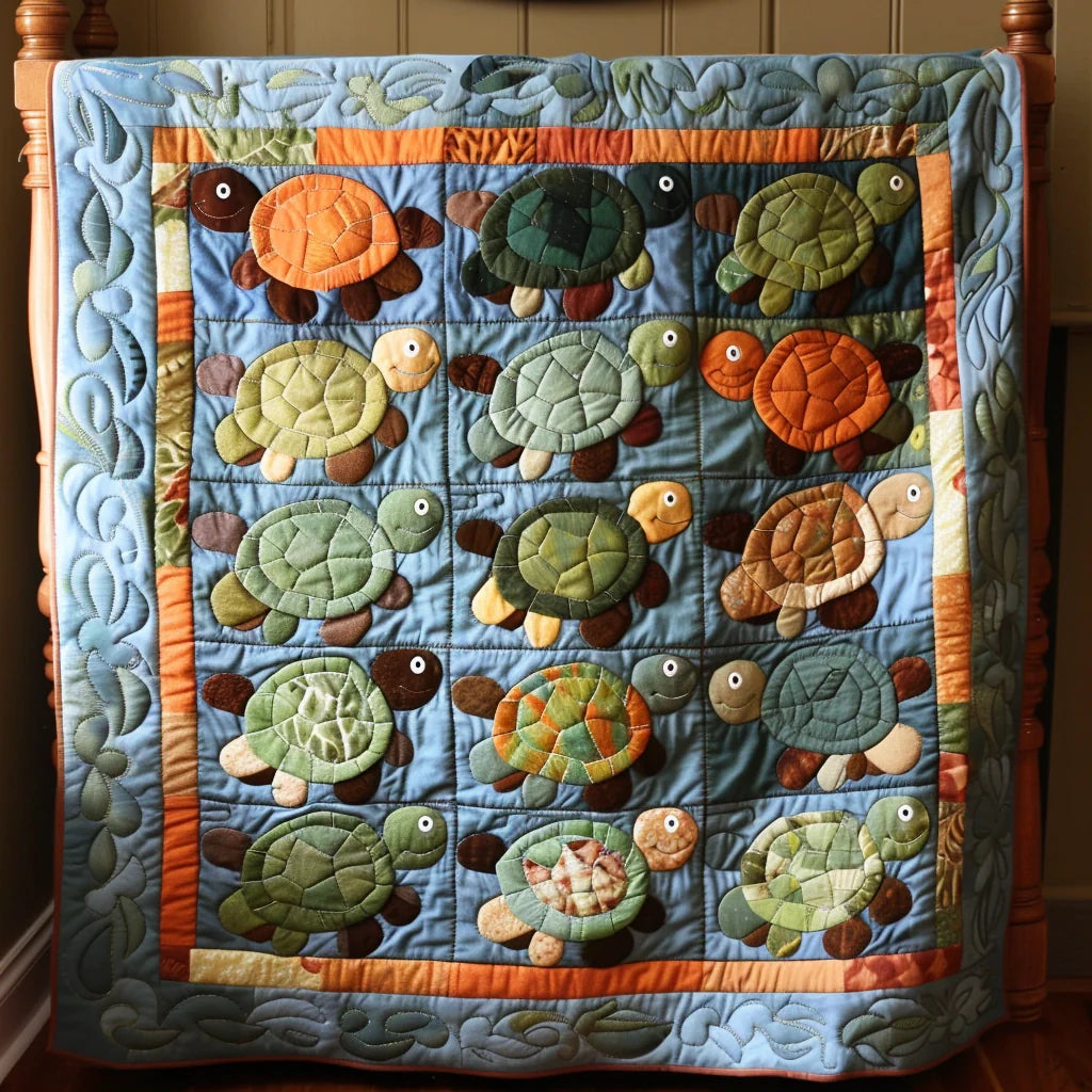 Turtle TAI020324149 Quilt Blanket