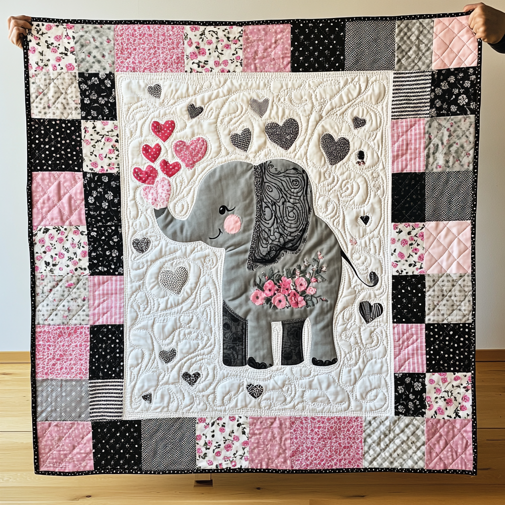 Elephant TAI151024435 Quilt Blanket