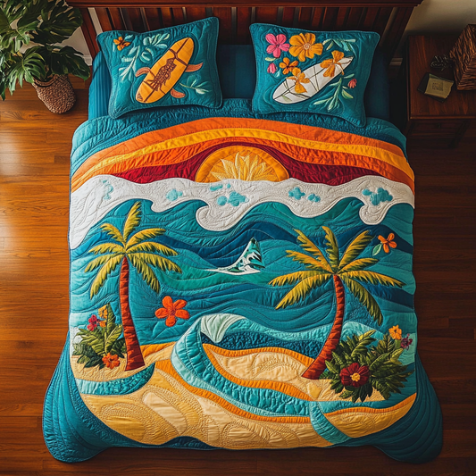 Sunset Beach DAI090125027 Quilt Bedding Set