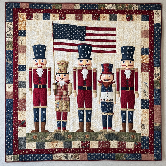 Patriotic Nutcracker DAI231124073 Quilt Blanket