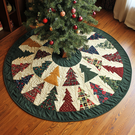 Christmas Tree DAI040924073 Quilted Tree Skirt