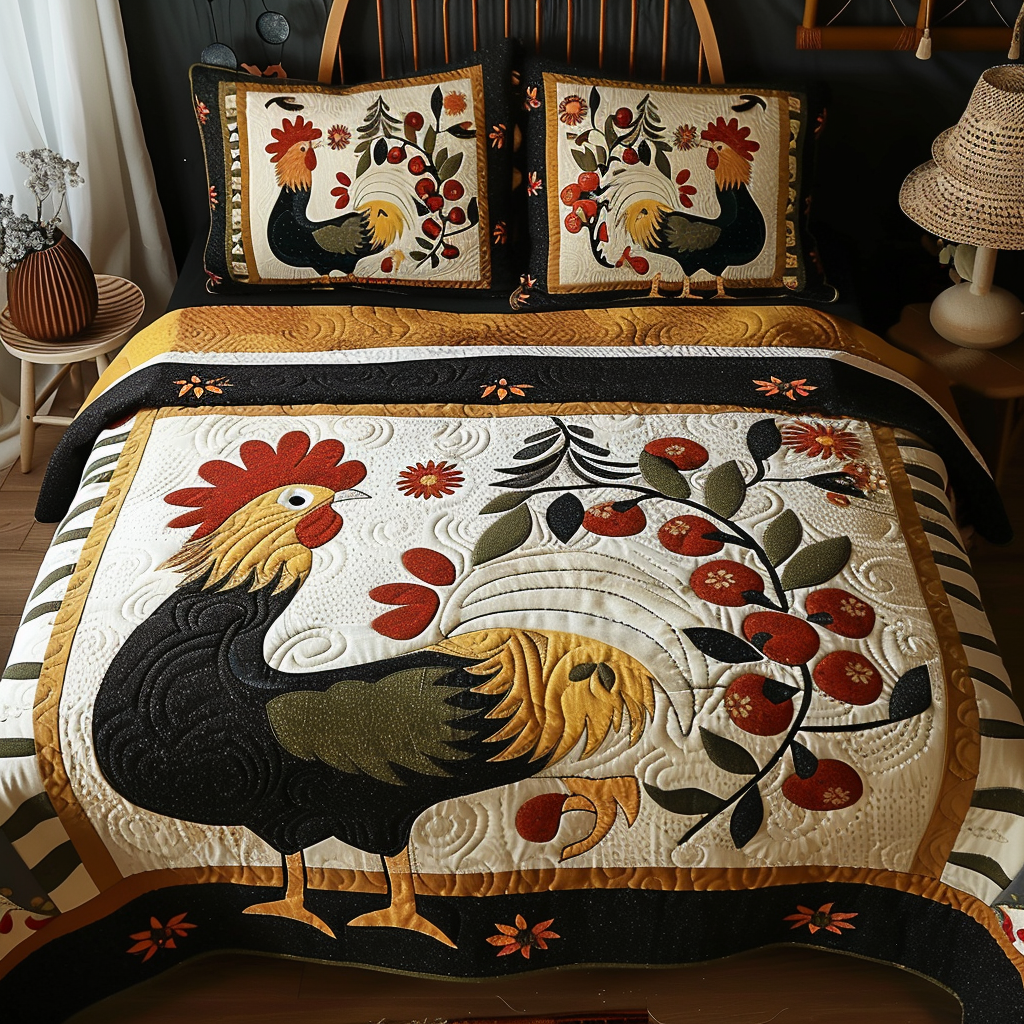 Chicken TAI170724021 Quilt Bedding Set