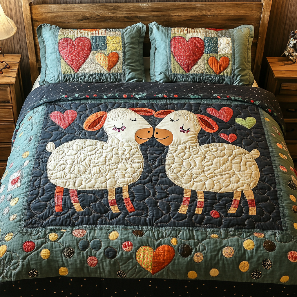 Sheep DAI190824305 Quilt Bedding Set