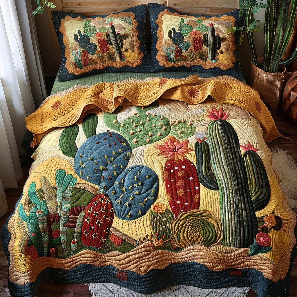 Cactus TAI251124074 Quilt Bedding Set