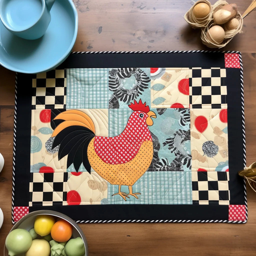 Chicken TAI280224084 Quilted Placemats