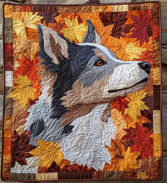 Autumn Dog DAI200125170 Quilt Blanket