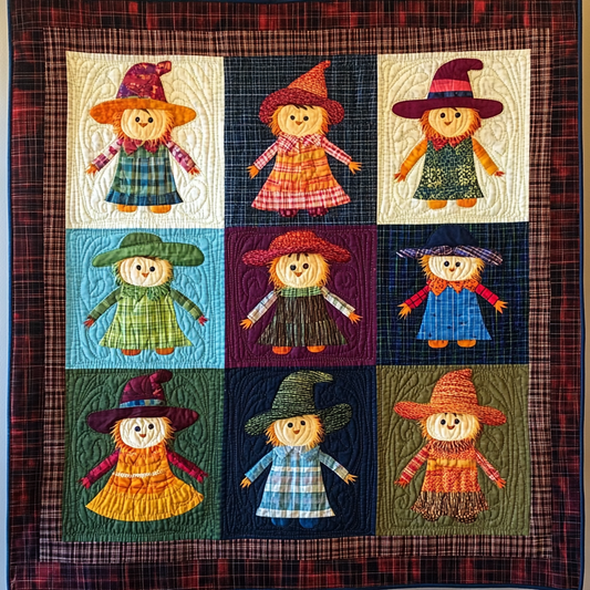 Autumn Scarecrow DAI221024156 Quilt Blanket