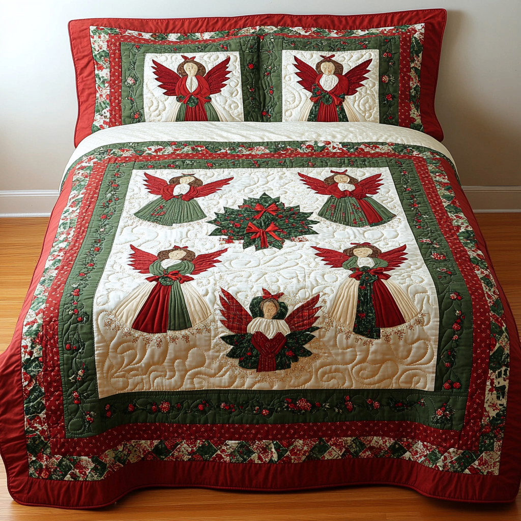 Christmas Angel DAI181124013 Quilt Bedding Set